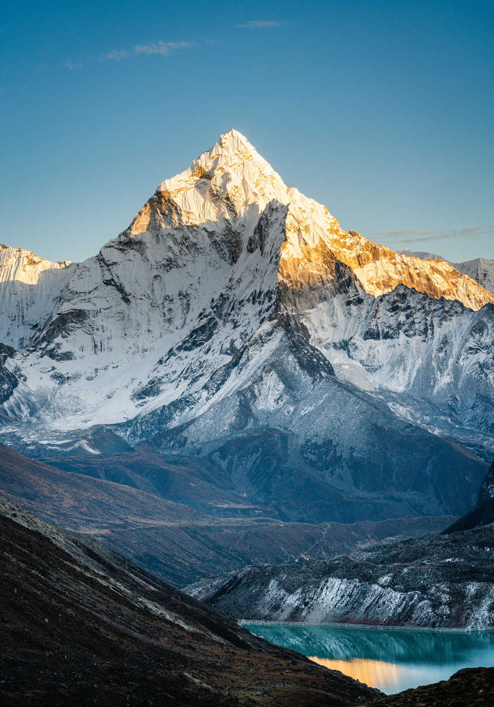 Paysage de l'Himalaya au Népal