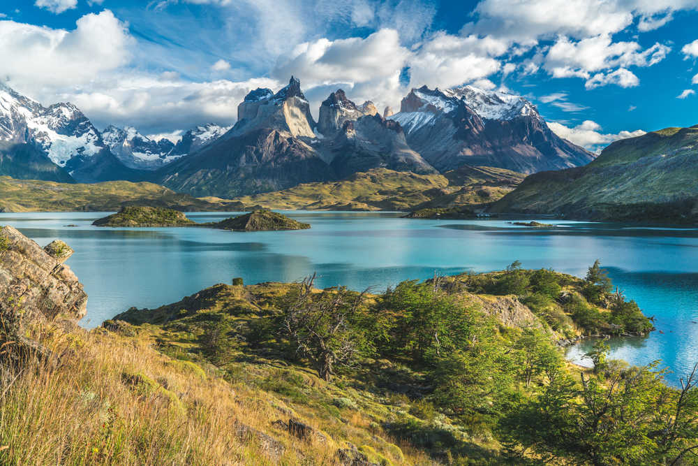 Paysage du parc national Torres del Paine en Patagonie, Chili
