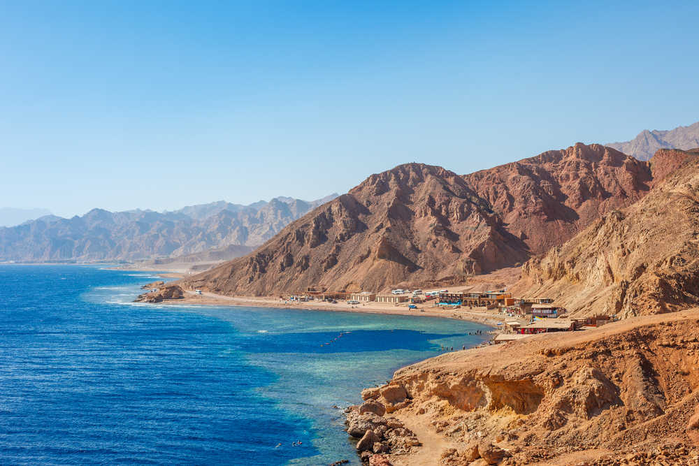 Paysages cotiers de la mer rouge Egypte