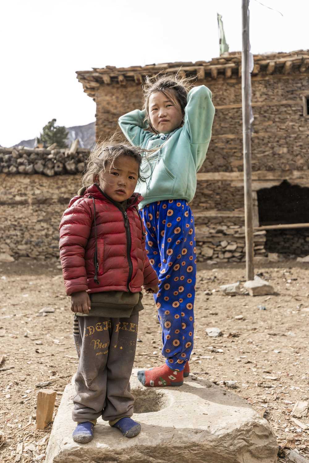 Petites filles népalaises