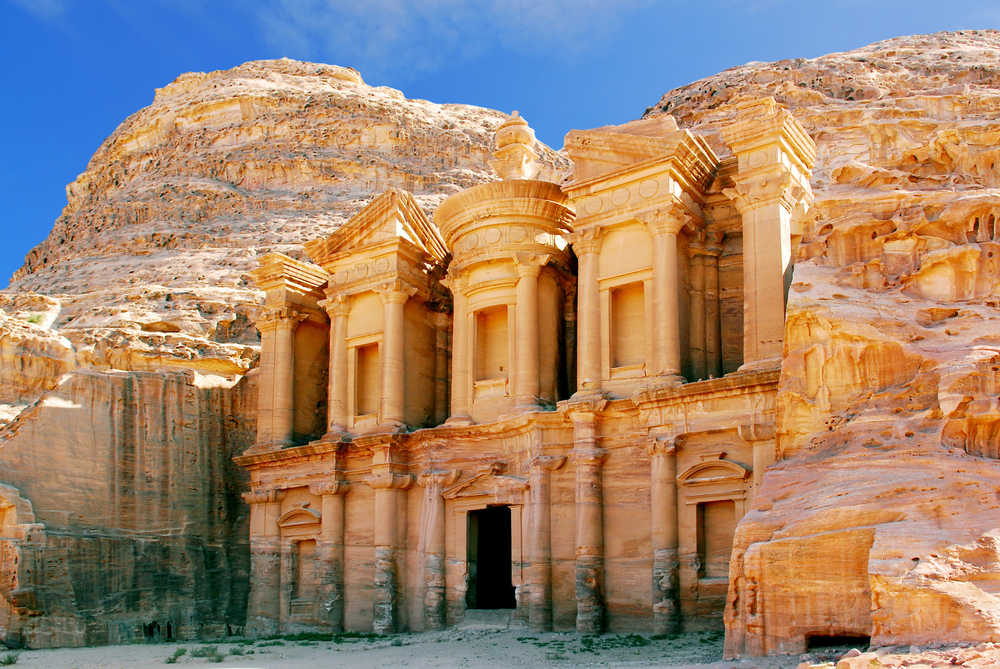 Photo exceptionnelle du site de Pétra en Jordanie