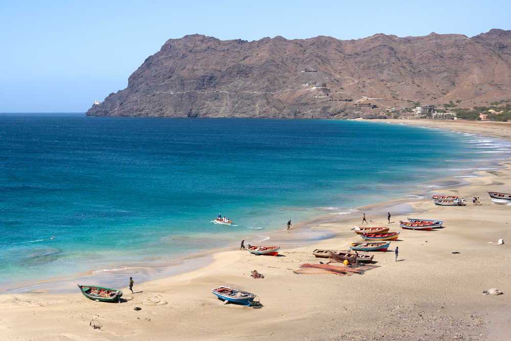 Plage de Sao Pedro à Sao Vicente