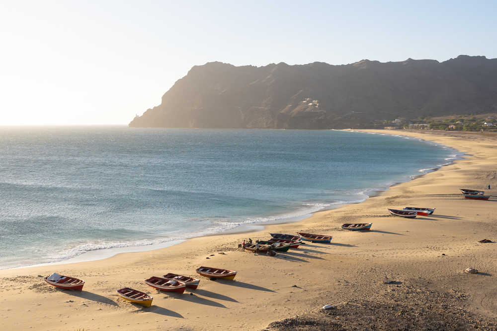 Plage de Sao Pedro au Cap Vert