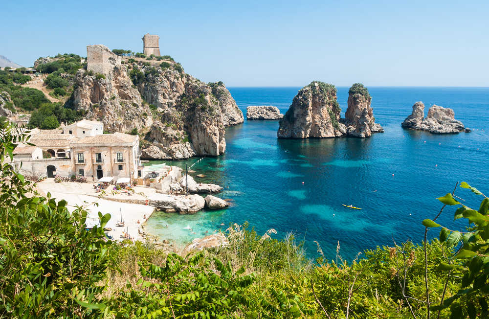 Plage de Scopello en Sicile