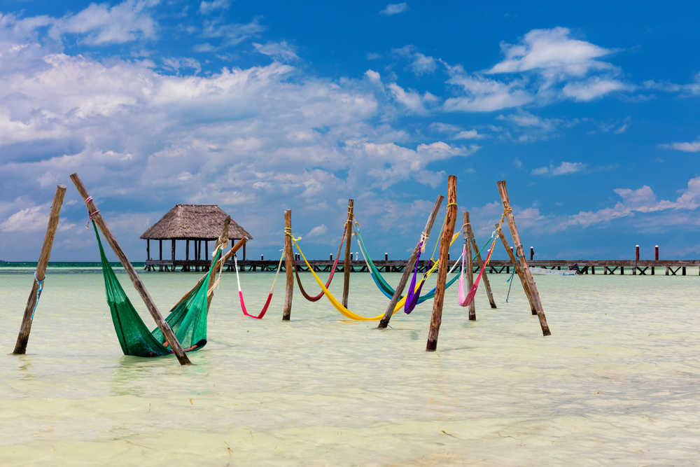 Plage Punta Coco a Holbox au Mexique