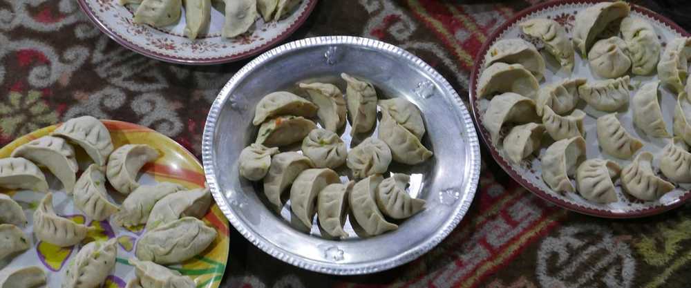 plat typique de Ladakh Région en Inde