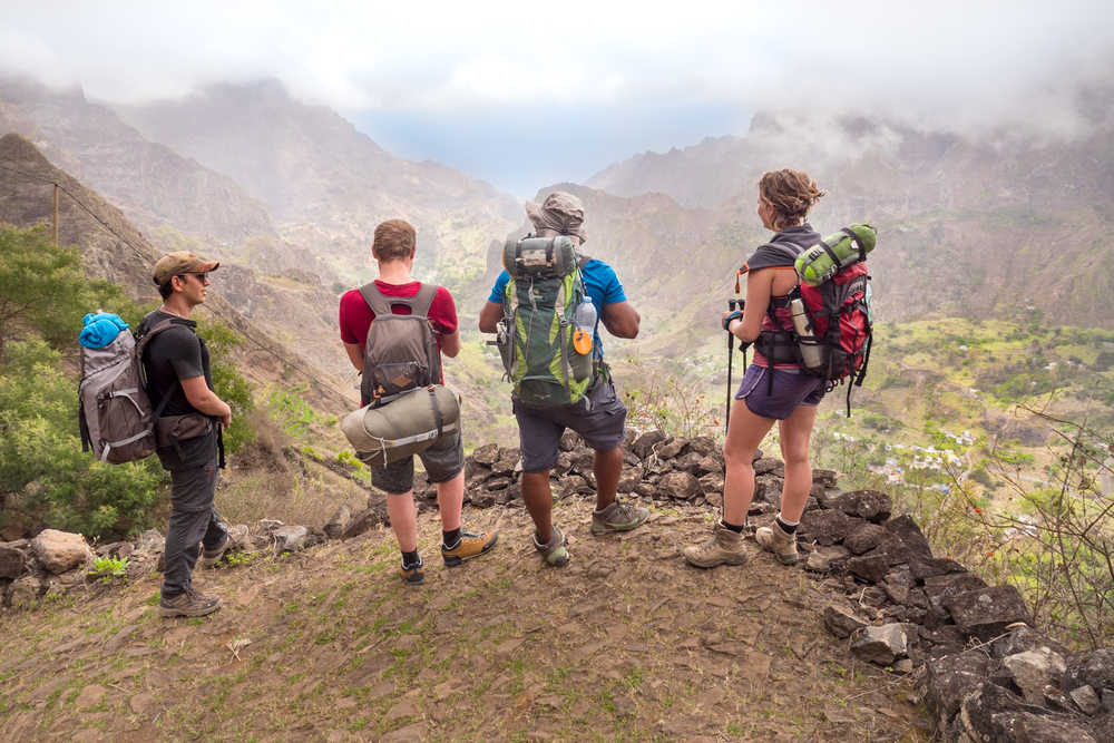 Point de vue sur la fameuse vallée de Paul à Santo Antao