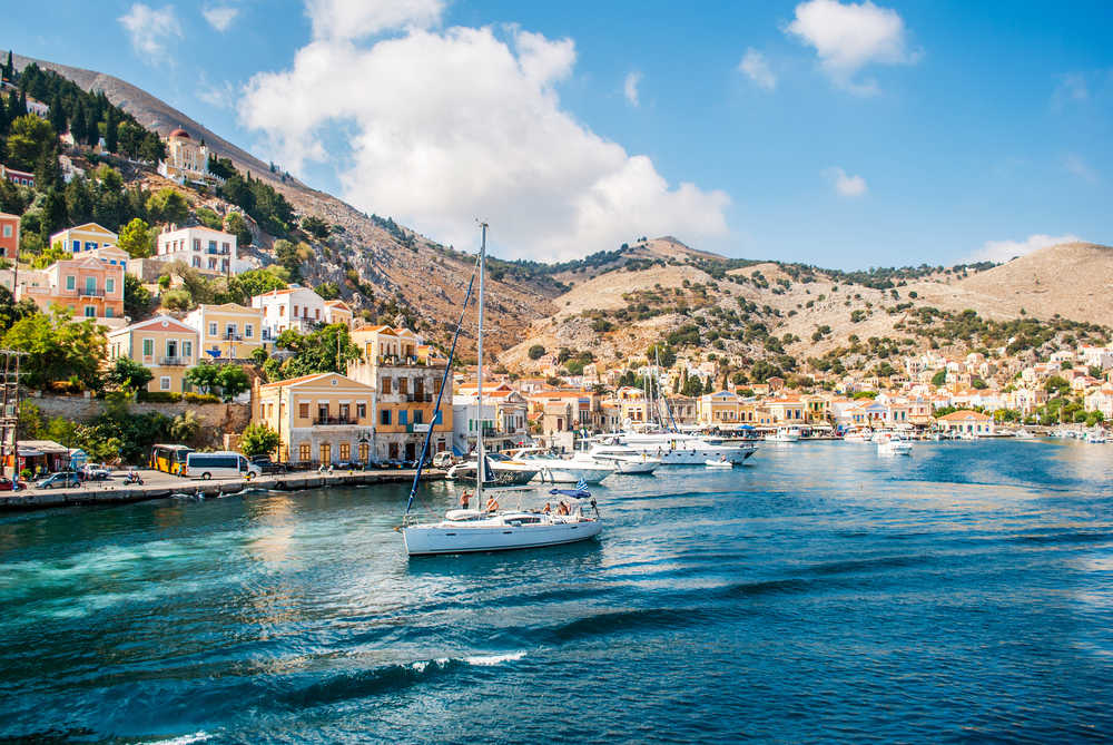 Port de Rhodes en Grece