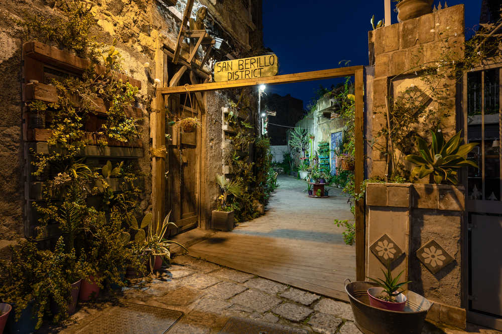Quartier alternatif de San Berillo à Catane en Sicile