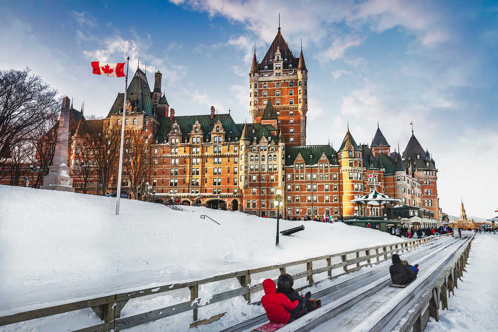 Québec château Frontenac hiver