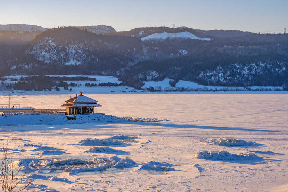 Québec fjord du Saguenay hiver