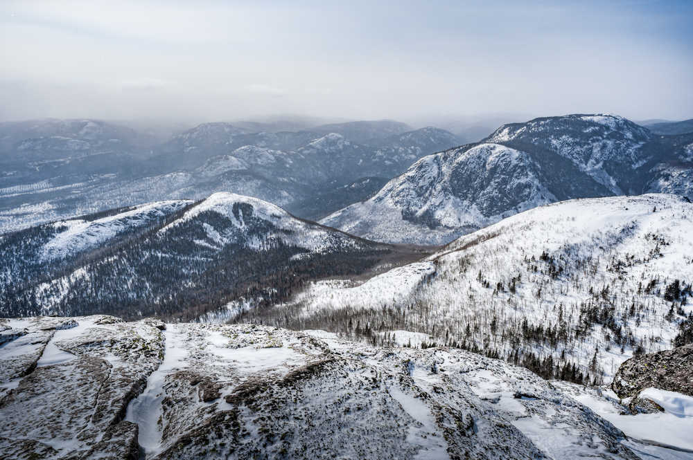 Québec région de Charlevoix hiver