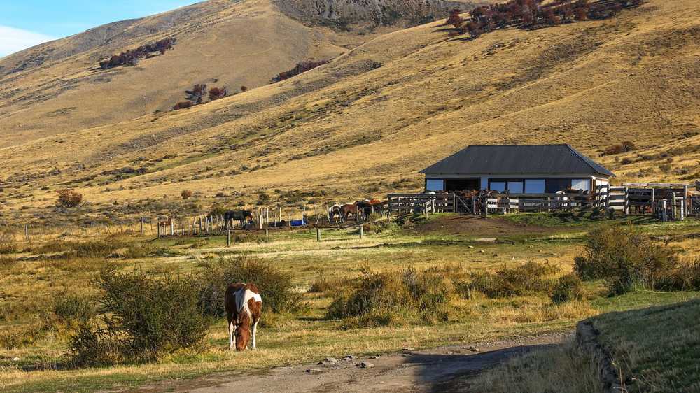 Ranch de chevaux typique en Argentine