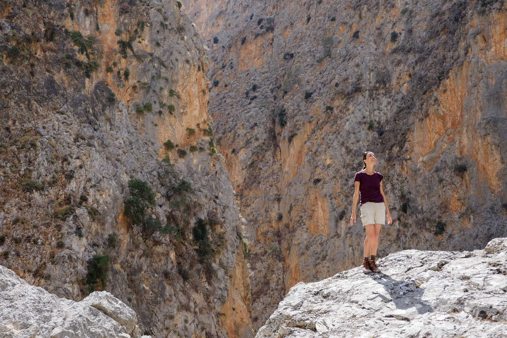 Randonnée à travers les Gorges de Samaria, Crète