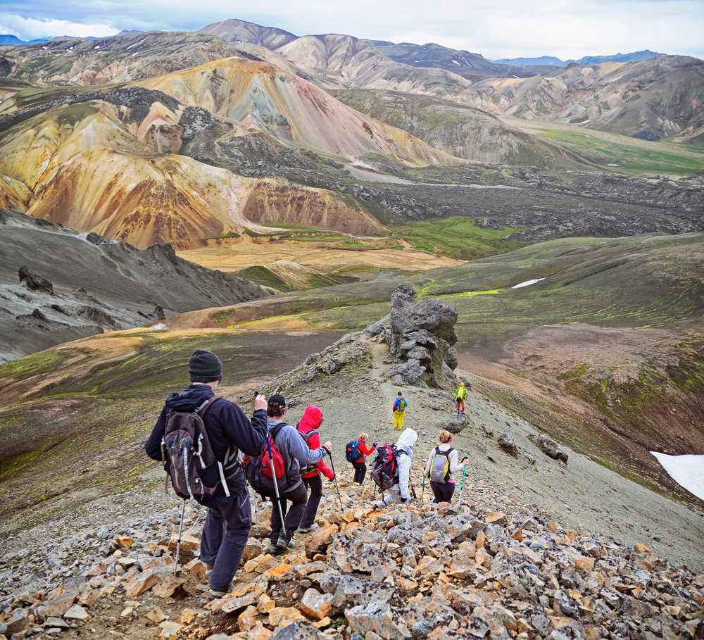 Randonnée dans le massif coloré de Landmannalaugar