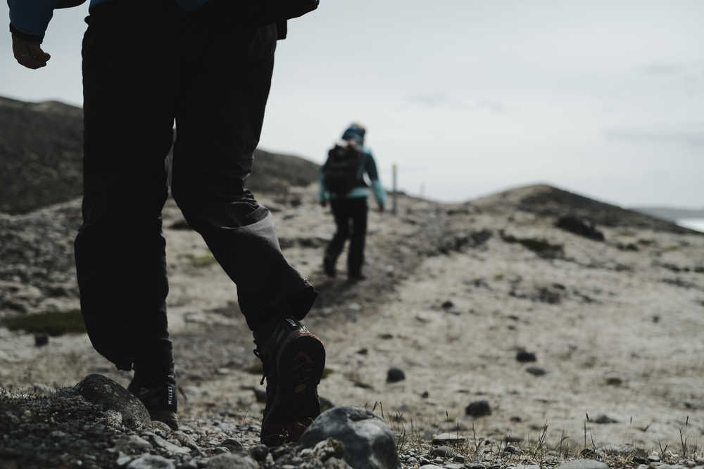 Randonnée dans les moraines de Jokulsarlon