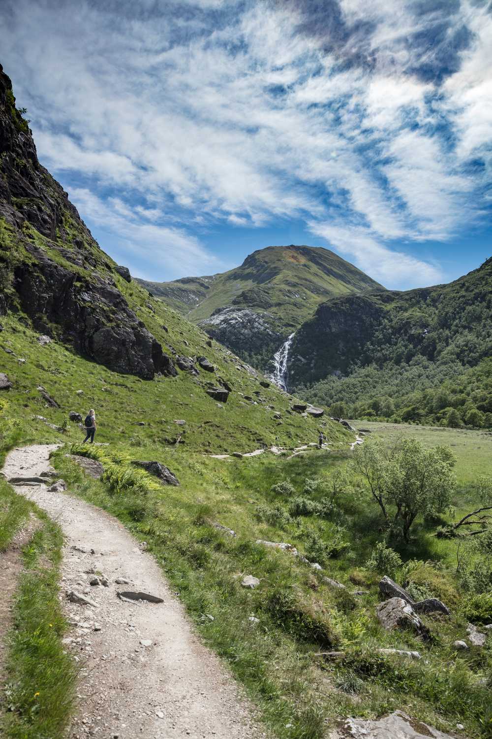 Randonnée vers la cascade de Steall dans le Glen Nevis