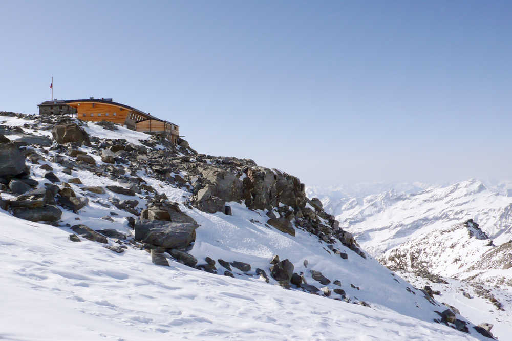 Refuge Mantova sur le Mont Rose