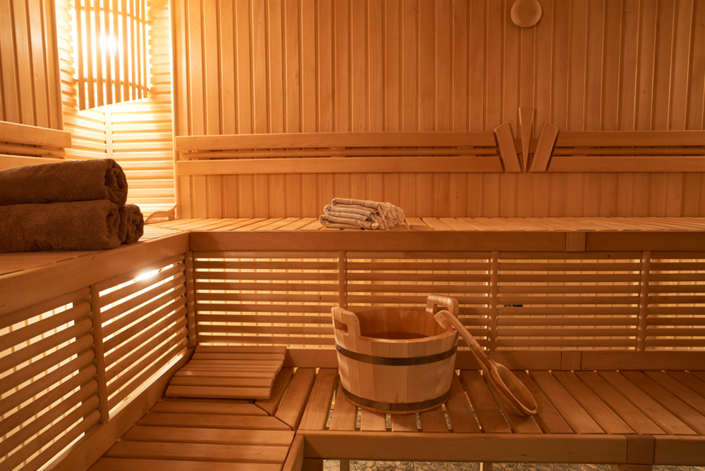 Repos au sauna en Finlande