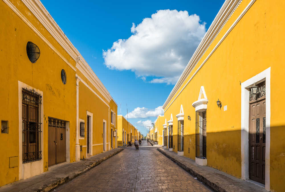 Rue a Izamal au Mexique