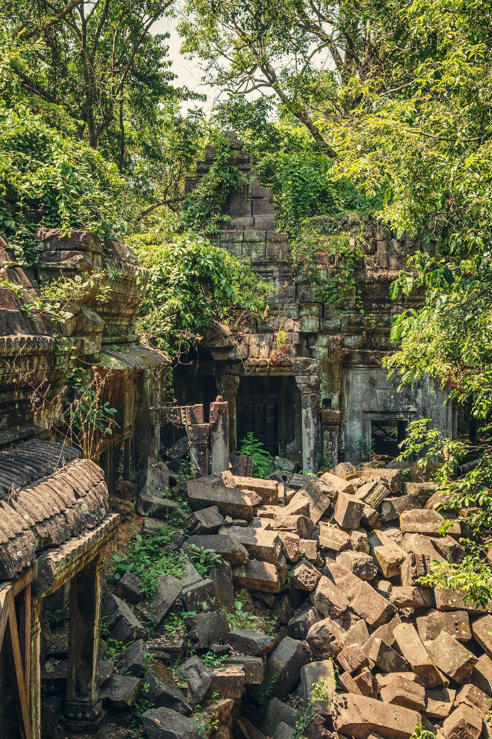 Ruines de l'ancien temple de Beng Mealea Cambodge