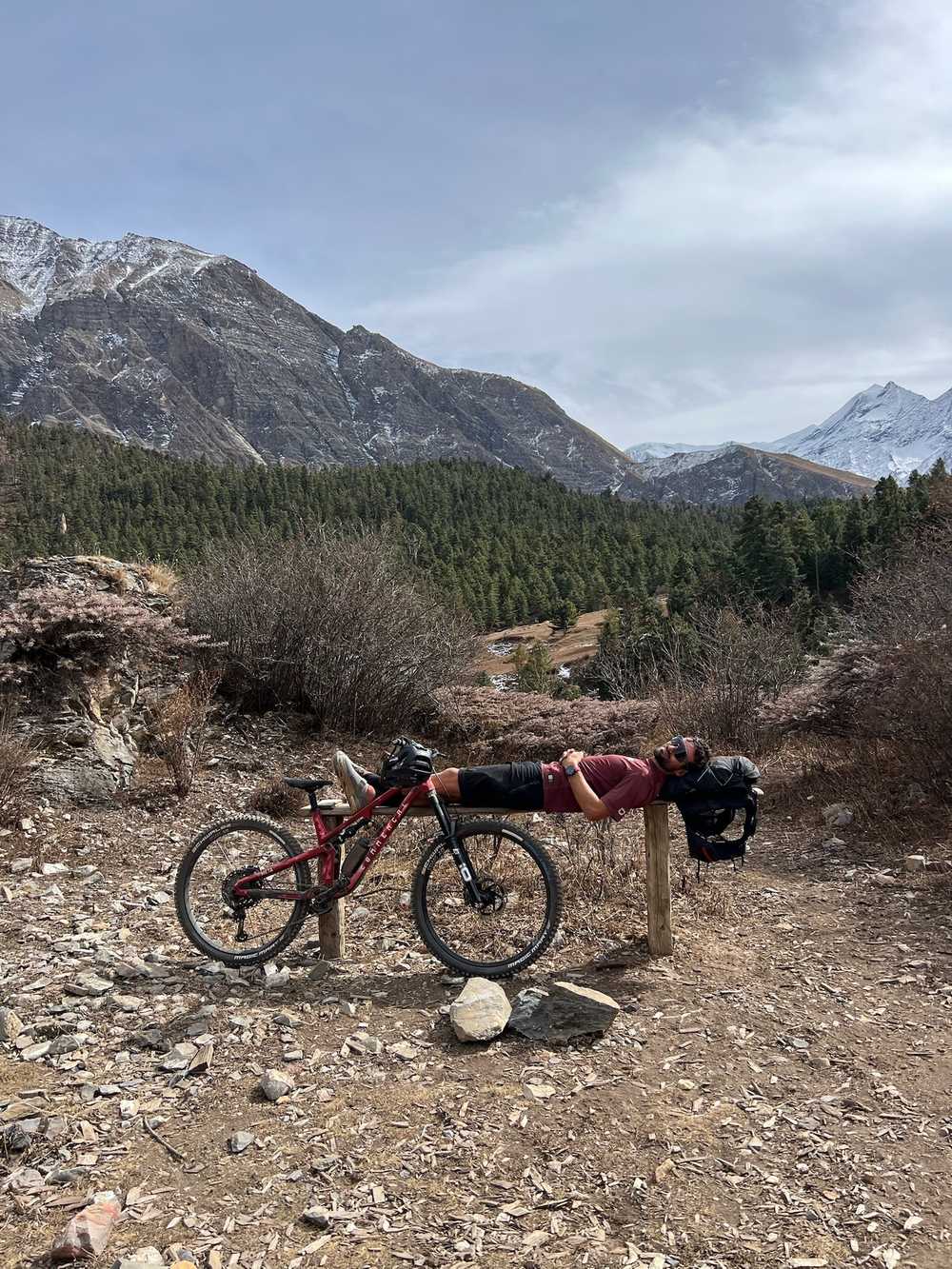 séjour VTT Népal Kilian