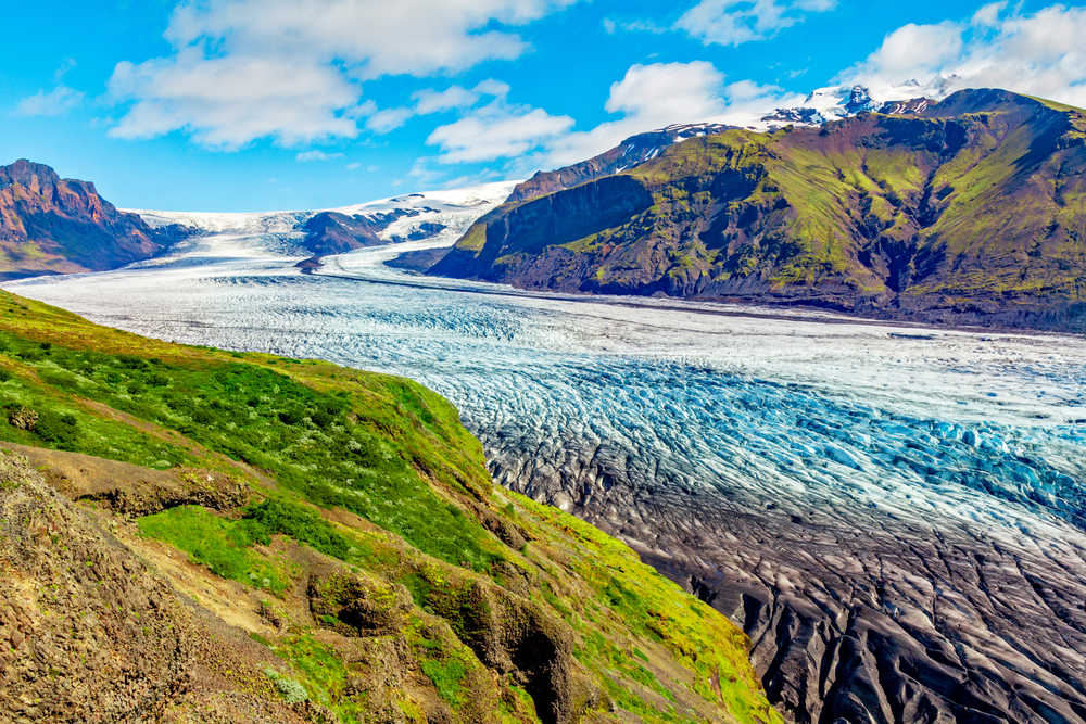 Skaftafell glacier