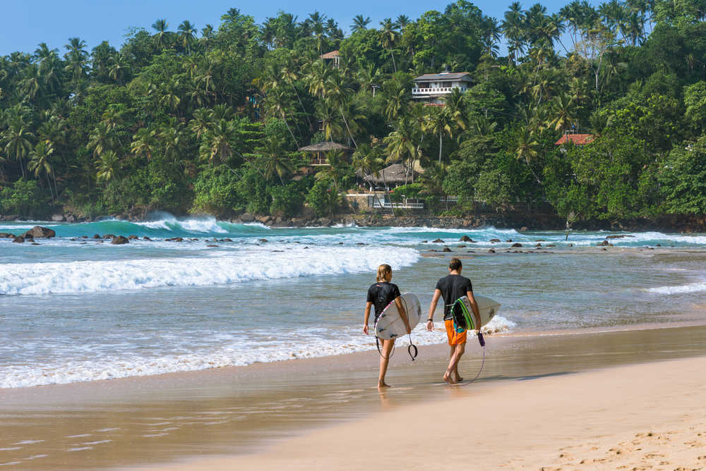 Sri Lanka Surf plage Mirissa