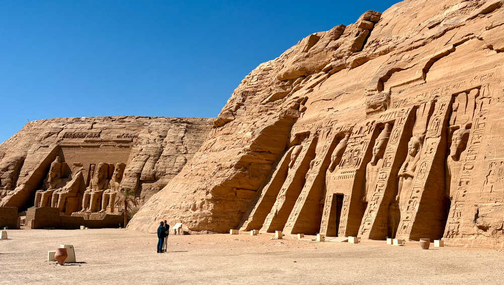 Temple d'Abou Simbel en Egypte