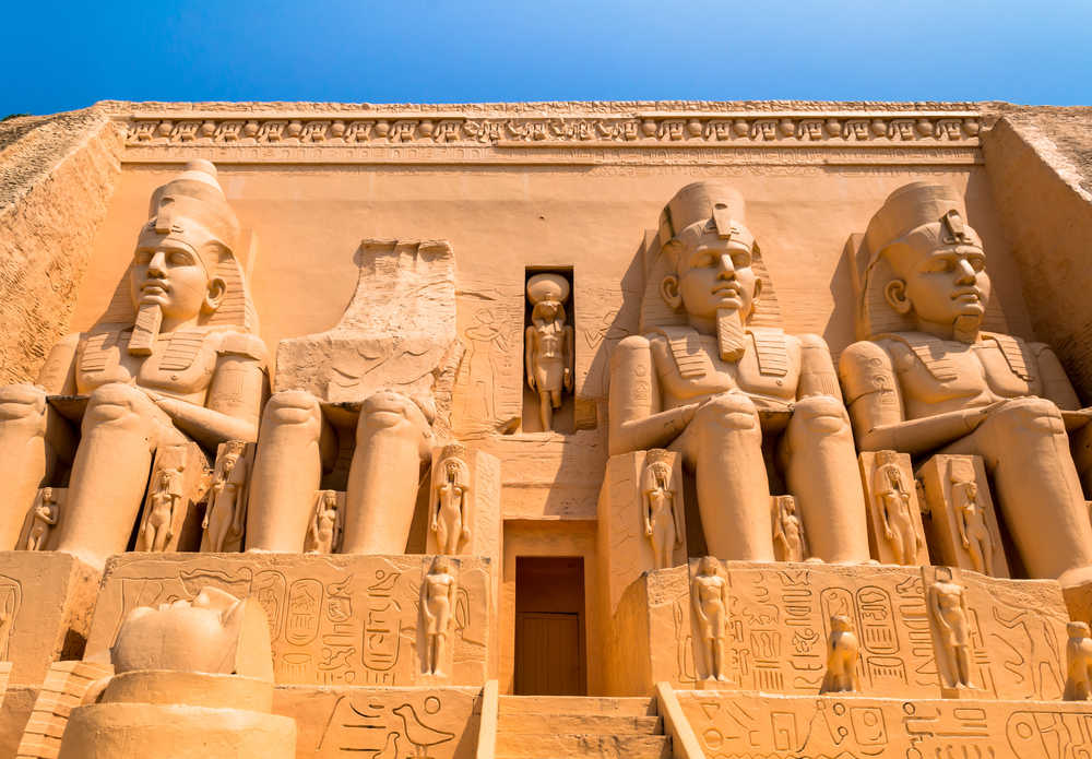 Temple d'Abu Simbel en Egypte