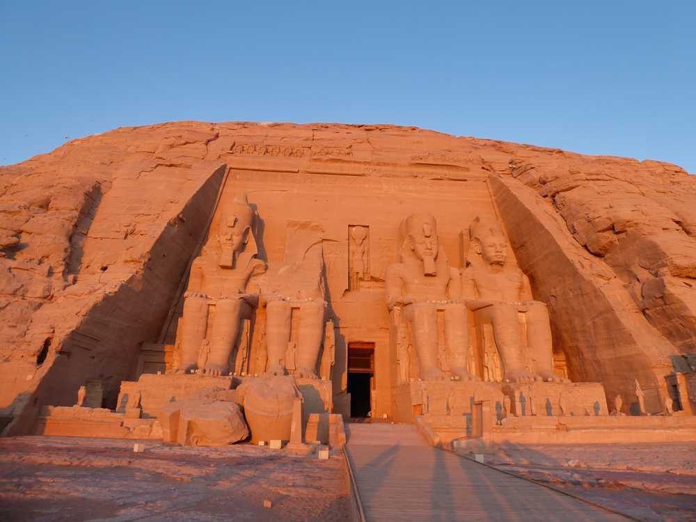 Temple de Ramses II au bord du Lac Nasser, Egypte