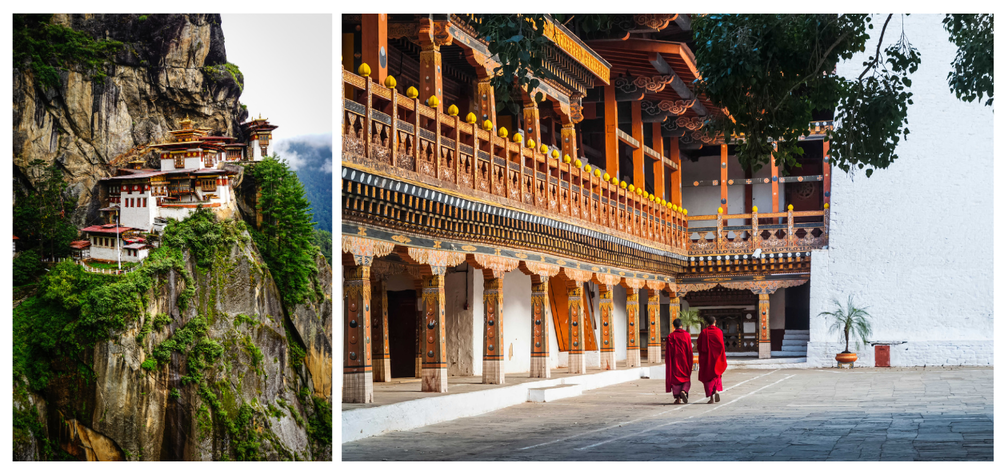 Temples et paysages au Bhoutan