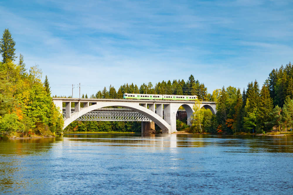 Traversee de la Finlande en train