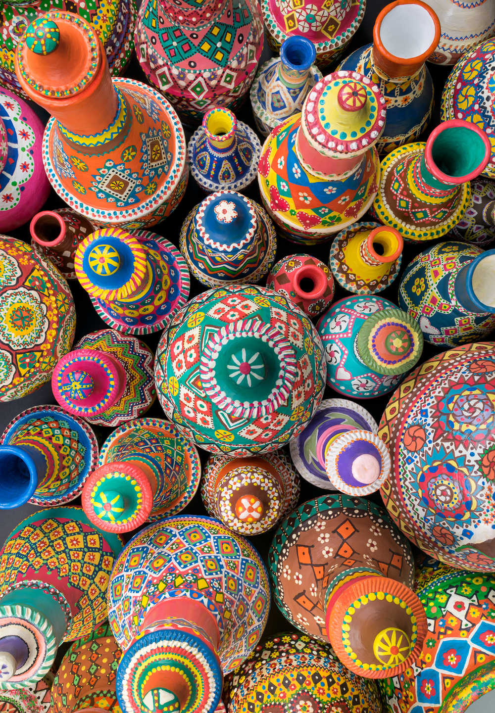 Vase en poterie au  souks de Khan El Khalili