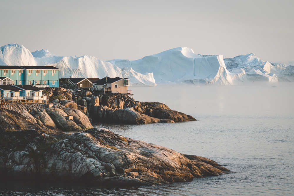 Village coloré d'Ilulissat au Groenland
