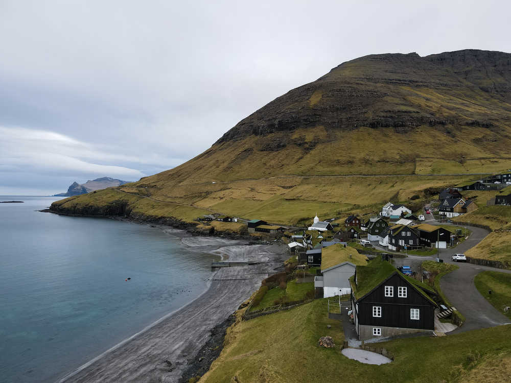 Village de Bour aux Iles Feroe