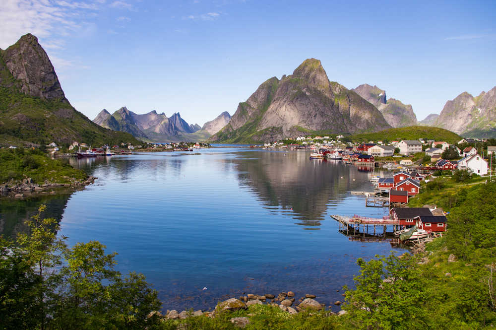 Village de Reine en Norvège