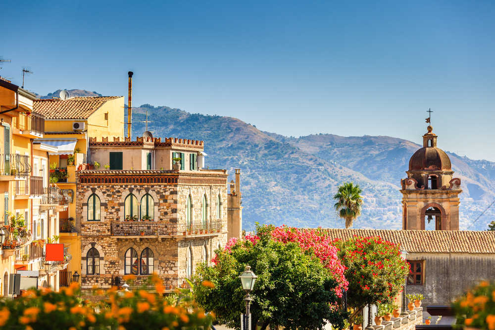 Village de Taormine en Sicile