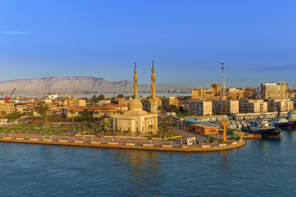 Ville de Ismaïlia en Egypte