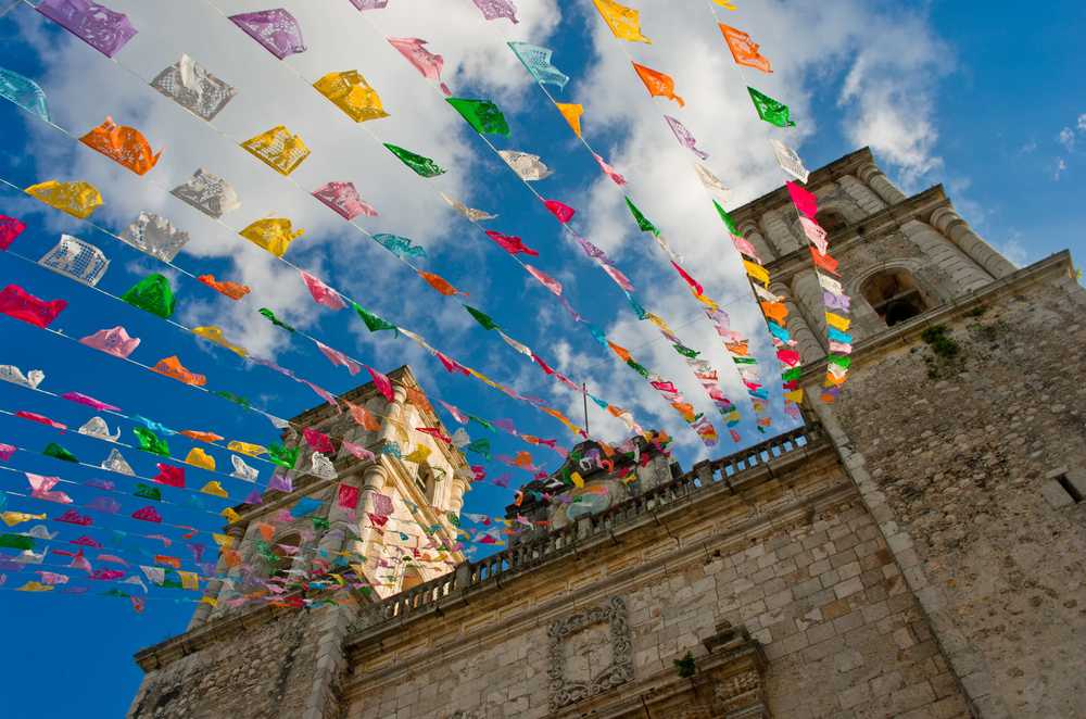 Ville de Valladolid au Mexique