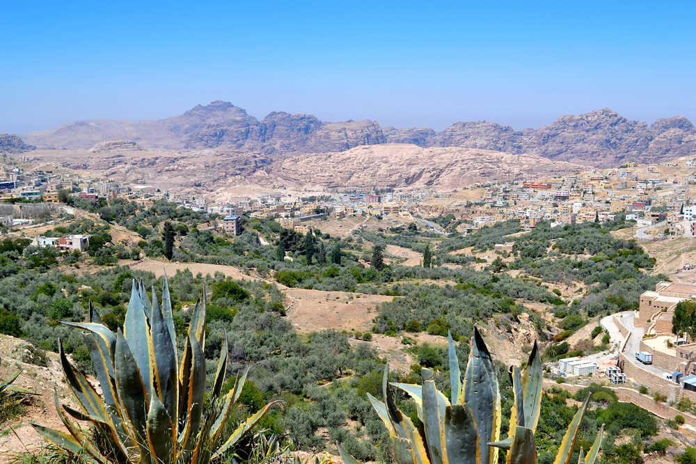 Ville de Wadi musa  en Jordanie