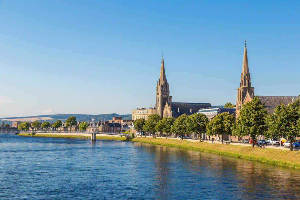 Ville d'Inverness en Ecossse