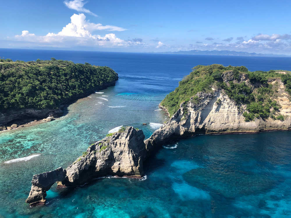 Vue de Atuh beach