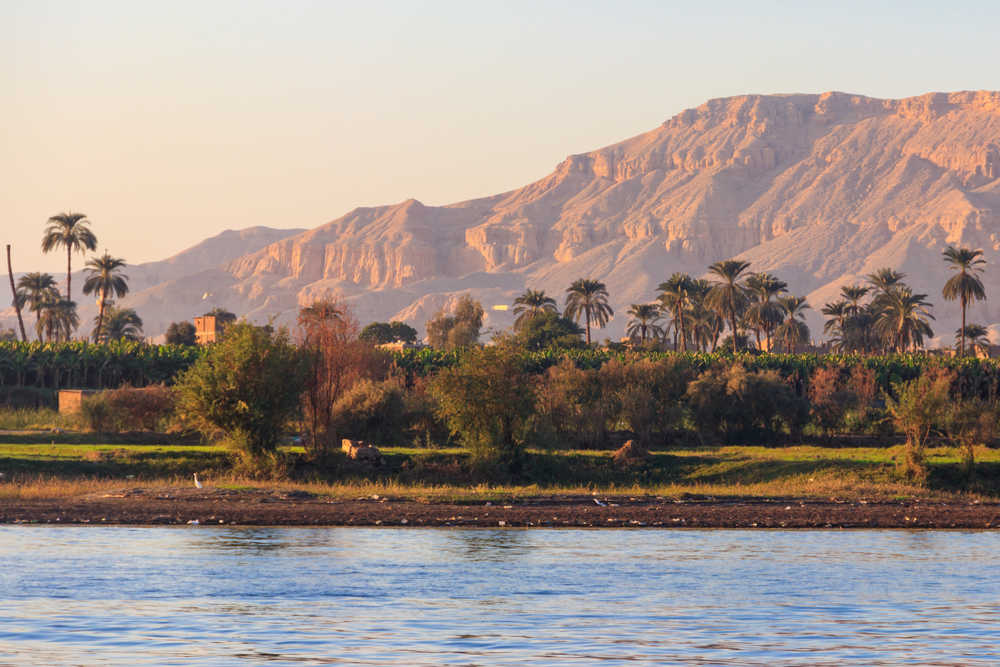 Vue du Nil à Louxor, Égypte