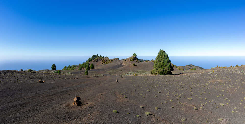 vue du sommet el PICO MALPASO sur l'île d'El Hierro aux Canaries