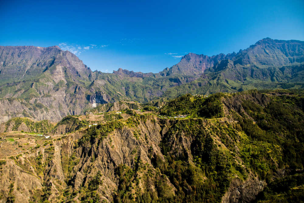 Vue panoramique du Cirque de Cilaos, Ile de la Réunion