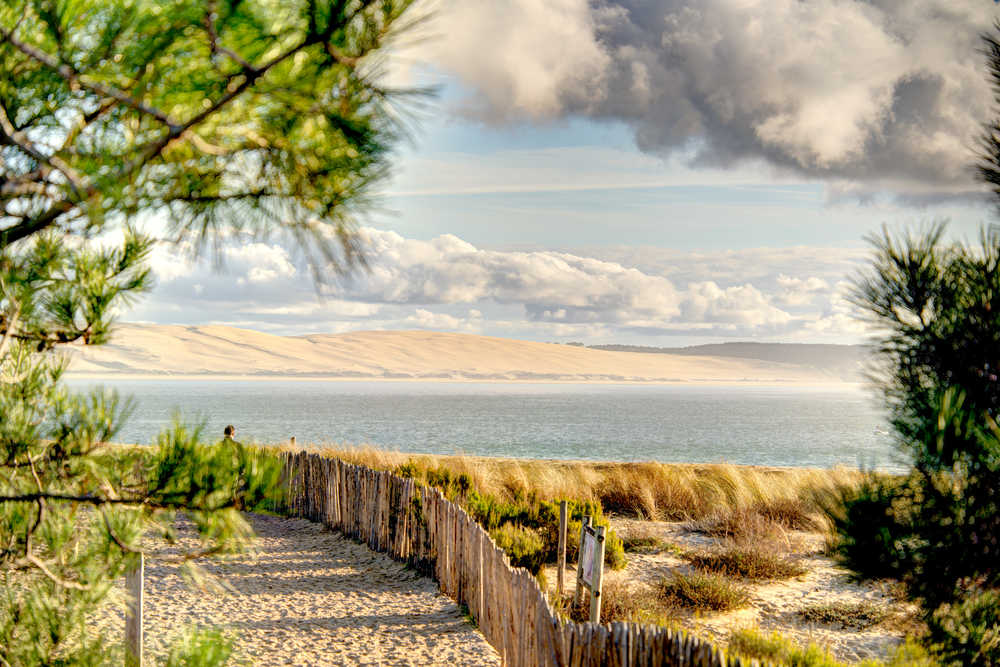 Vue sur la dune du Pilat depuis le Cap Ferret