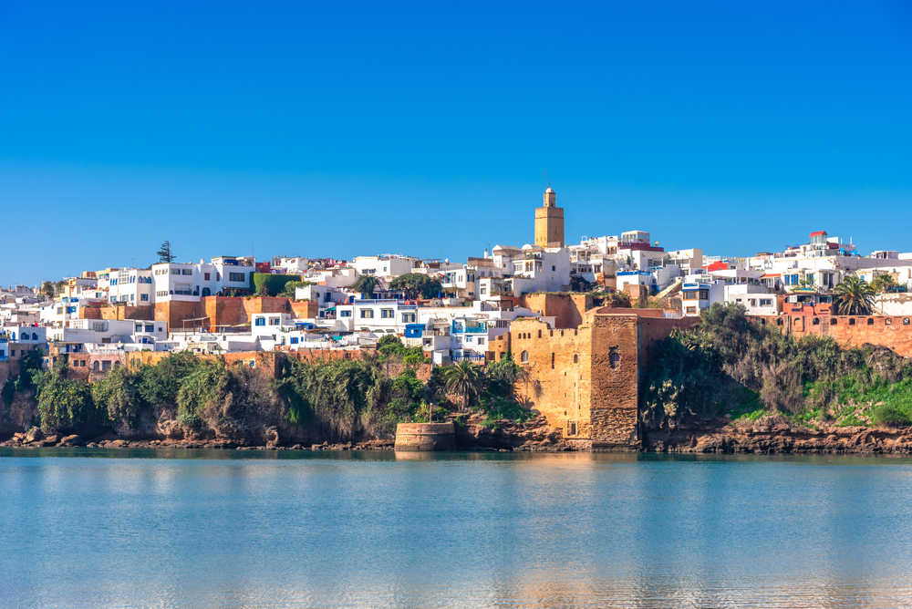 Vue sur la forteresse de Rabat au Maroc