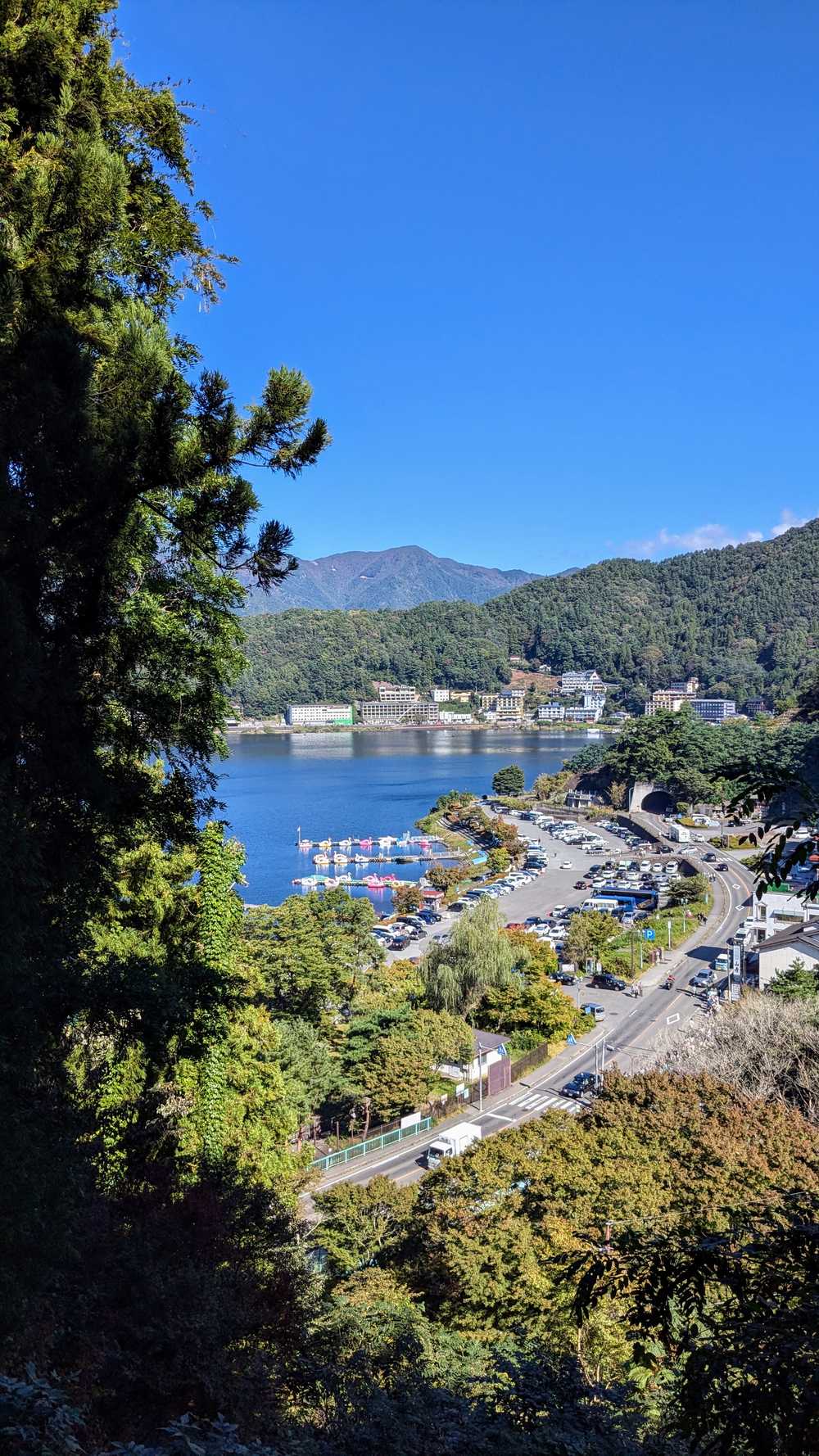 Vue sur la pagode de Chureito