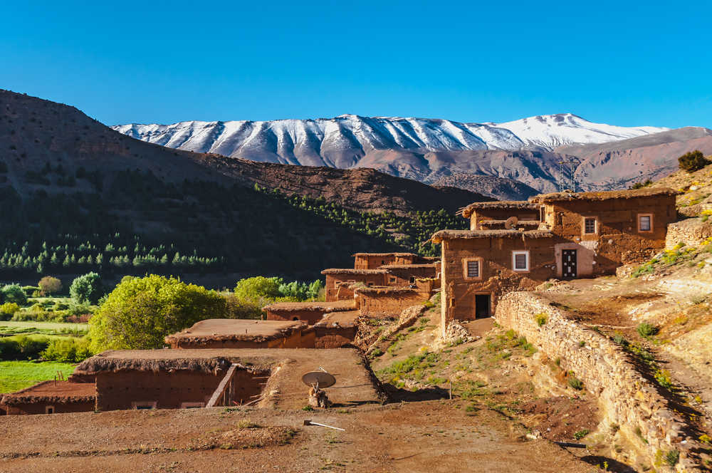 Vue sur la vallée des Aït Bougmez, Maroc
